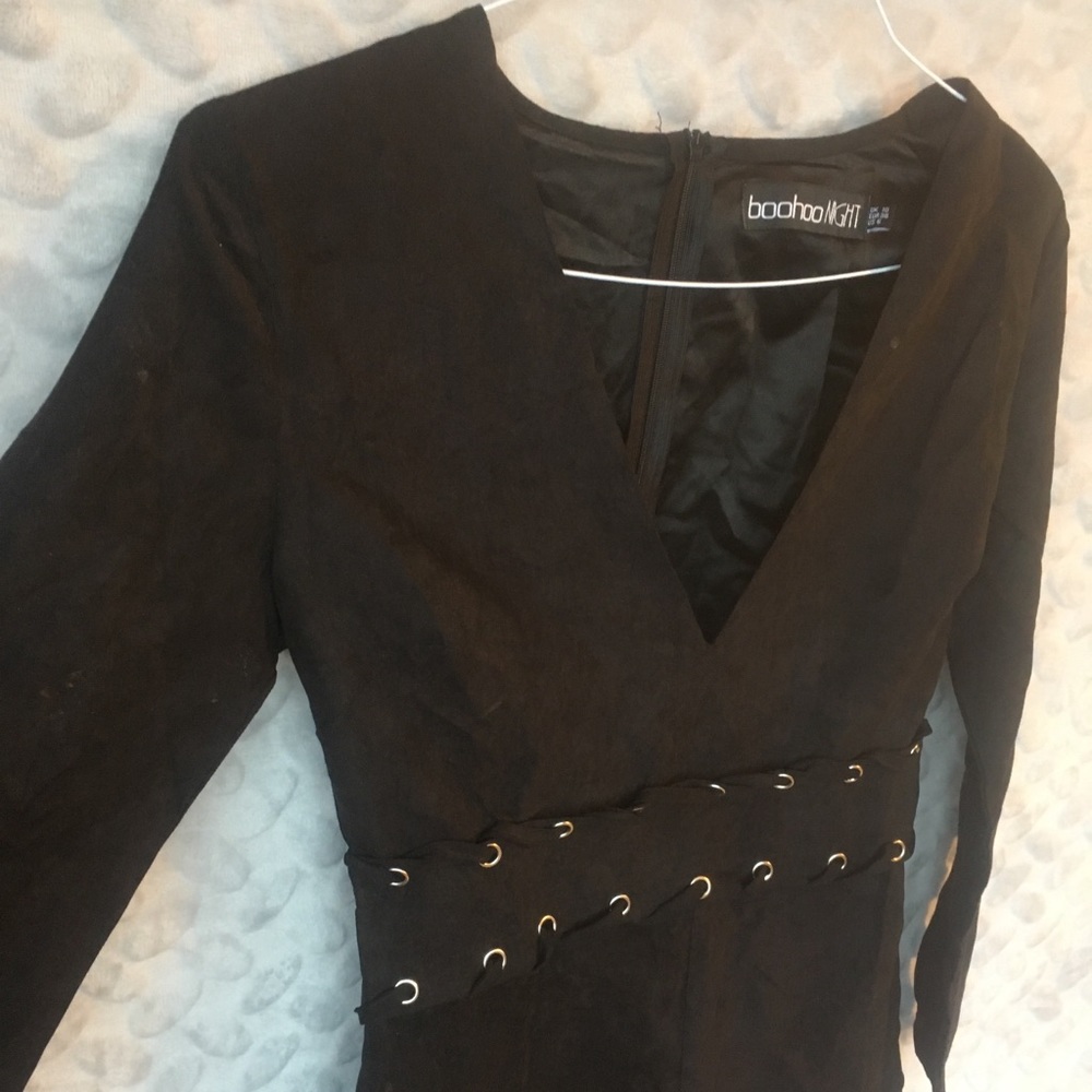 Boutique Boohoo suede lightweight romper